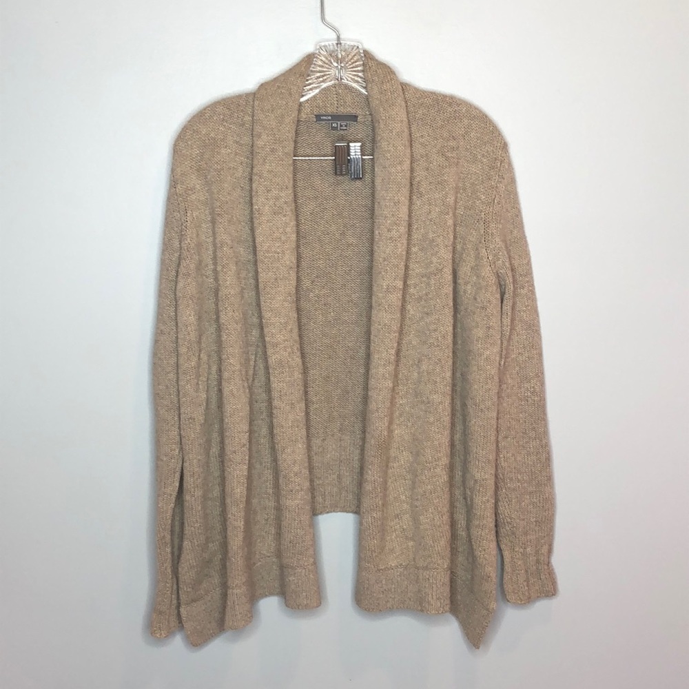 - Vince Cashmere Blend Open Cardigan, High/Low, Size XS‎